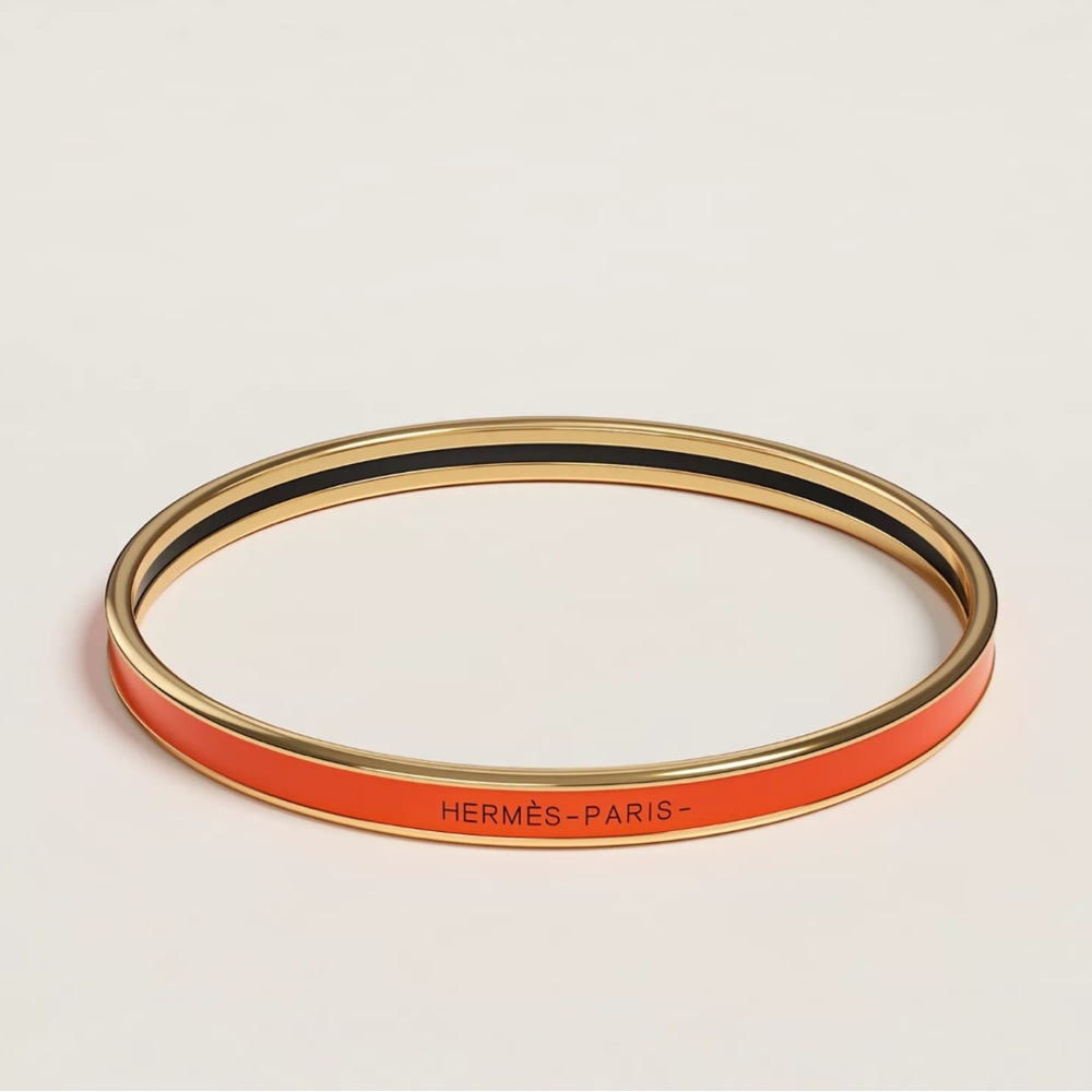 Hermès Uni Bangle Orange Fruité